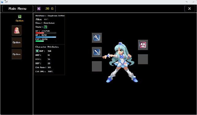 Rpg Maker Gui Custom Main Menu UI-RPG Maker MZ Plugin by i404i
