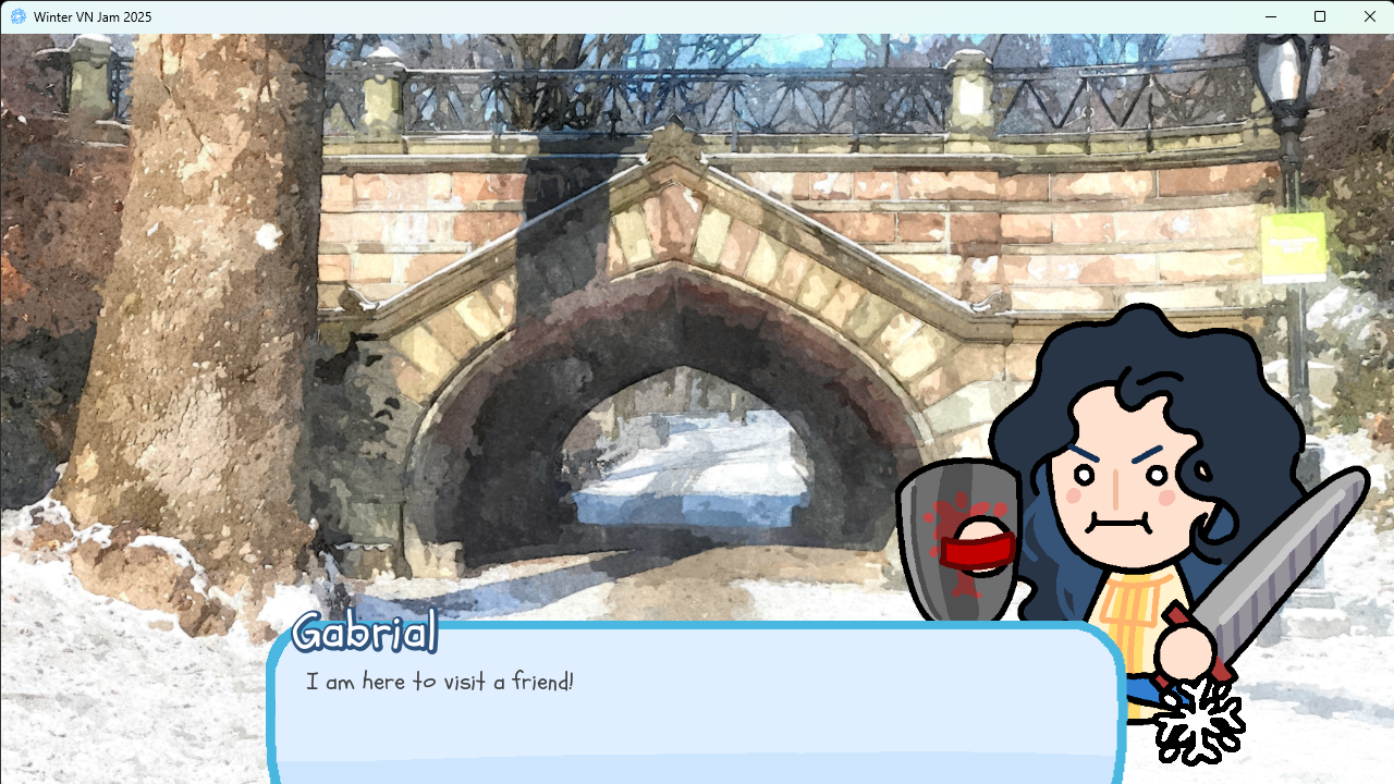 Screenshot 2 for Gabrial in the snow