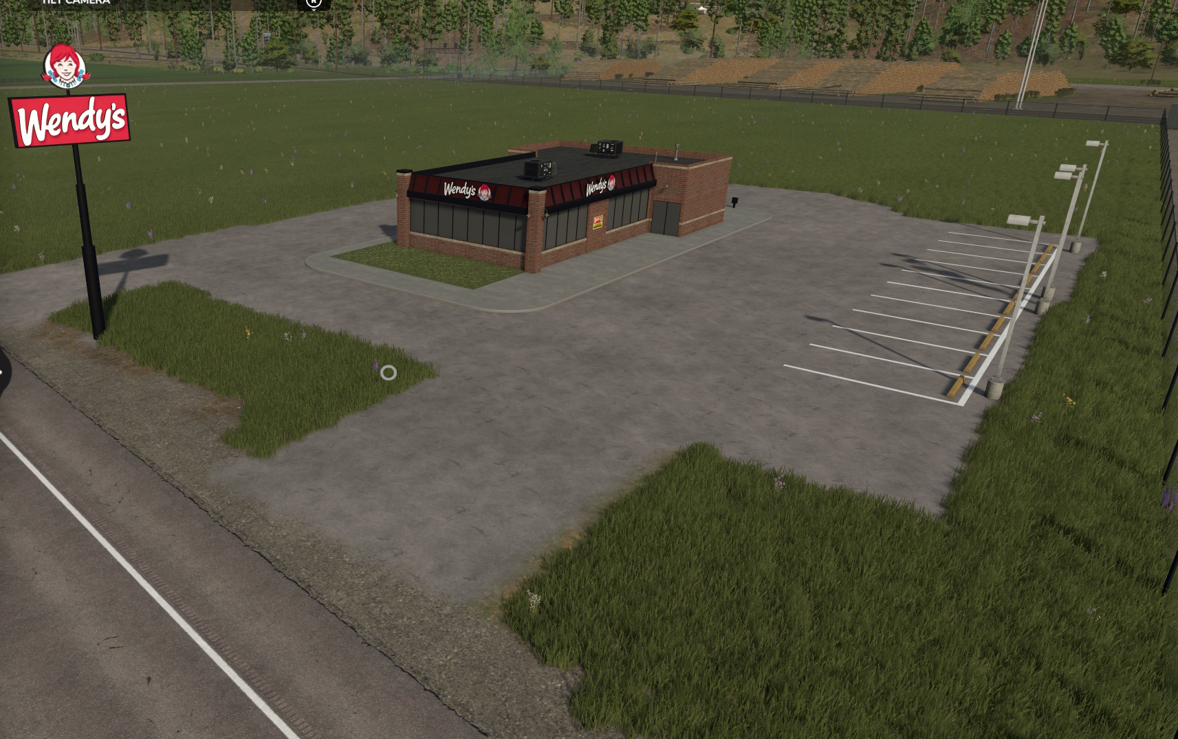 Screenshot 2 for FS25 Wendy's Placeable Deco By Superfly1842