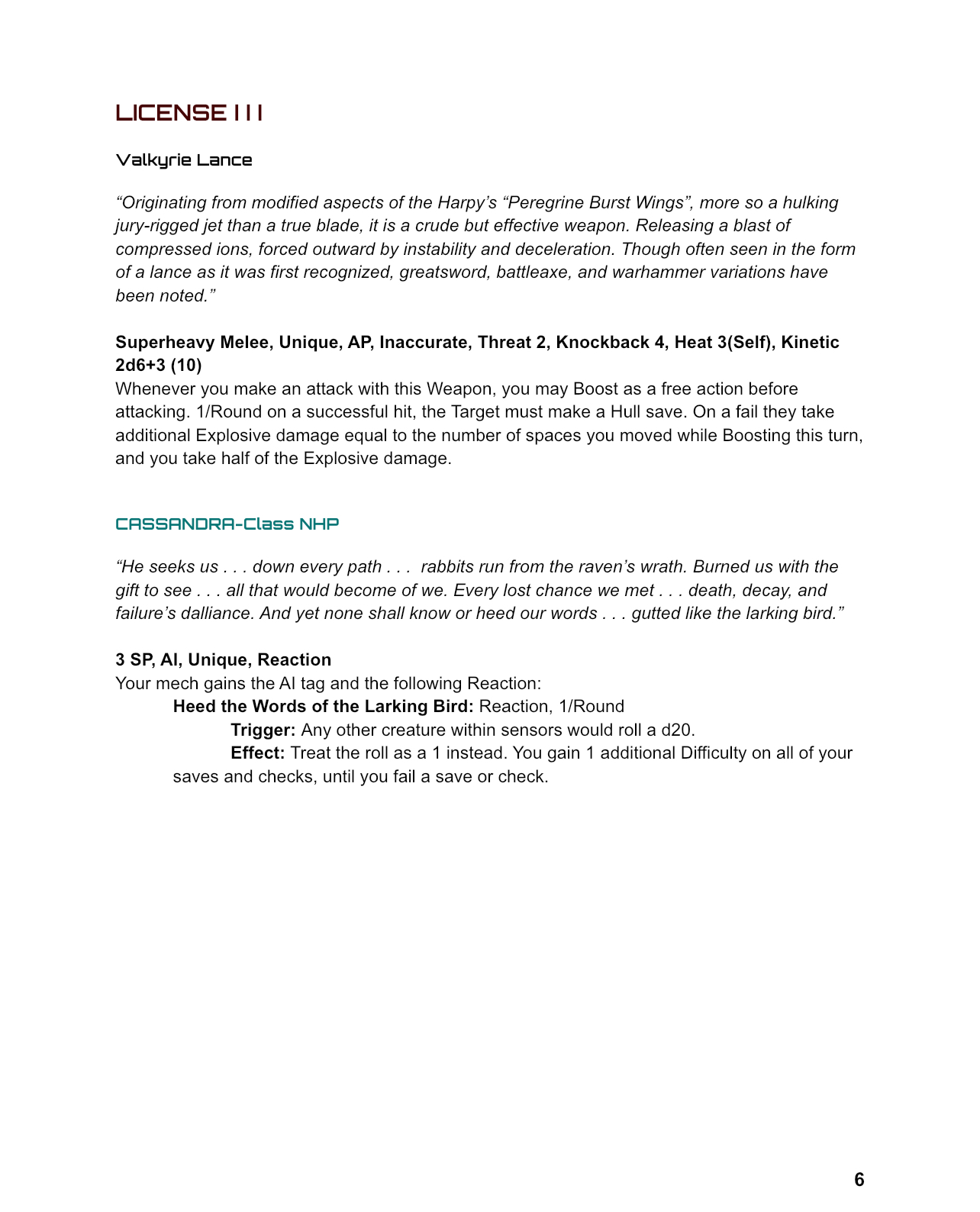 Screenshot 4 for The Harpy License