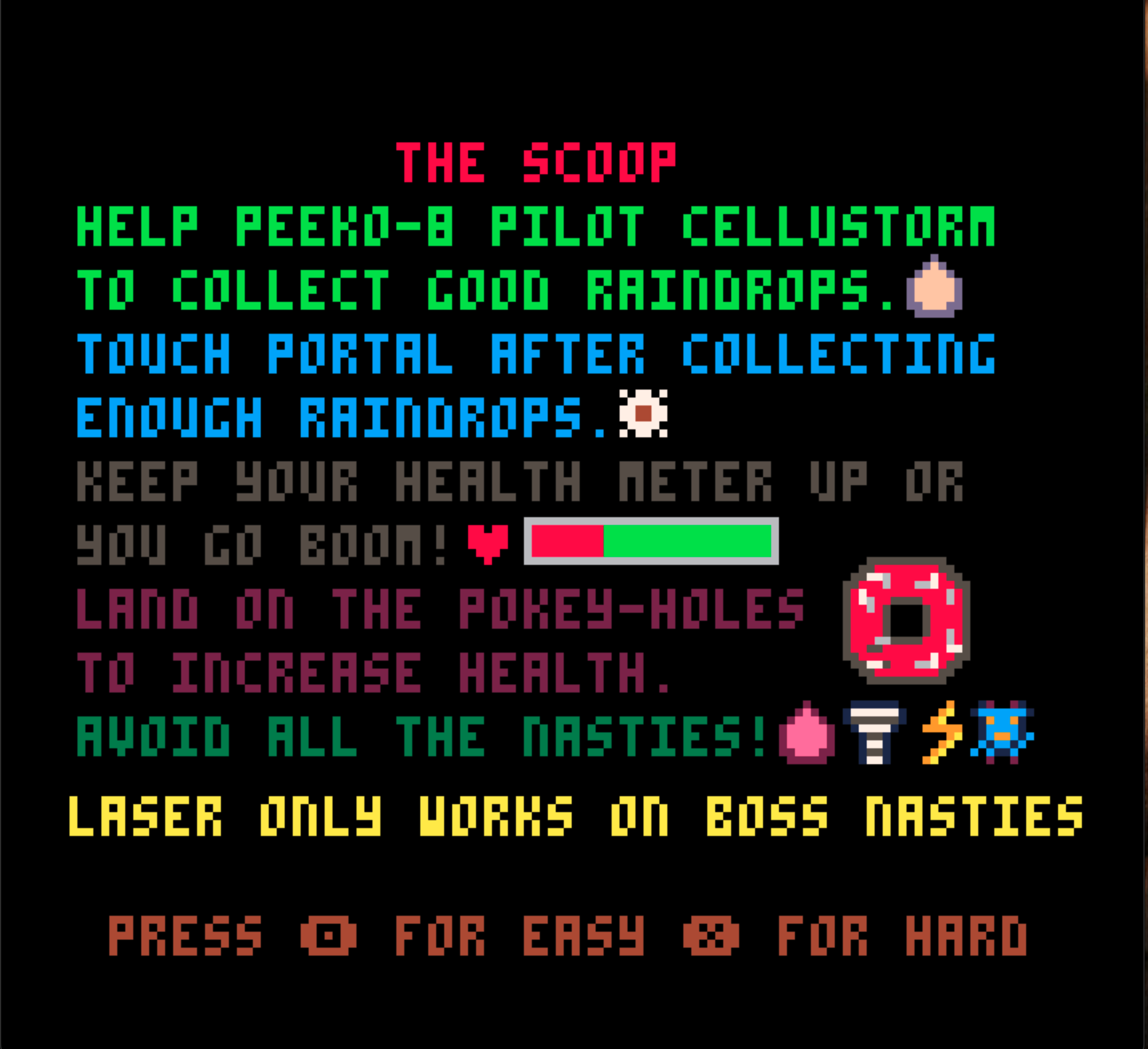 Screenshot 8 for Peeko-8 vs The Cloud People - 4 level demo