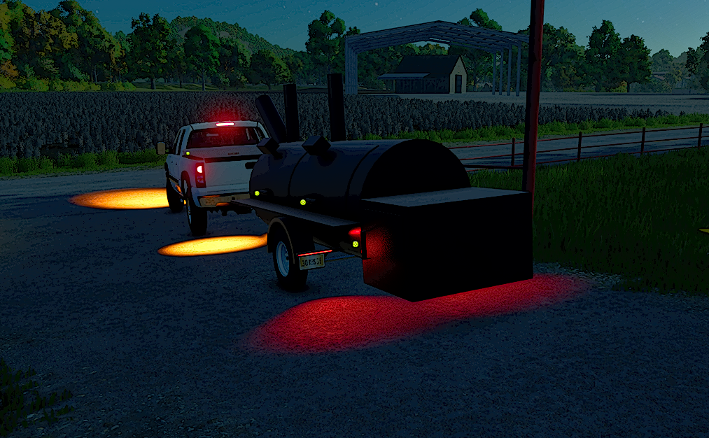 Screenshot 3 for FS25 - Custom BBQ Pit Trailer