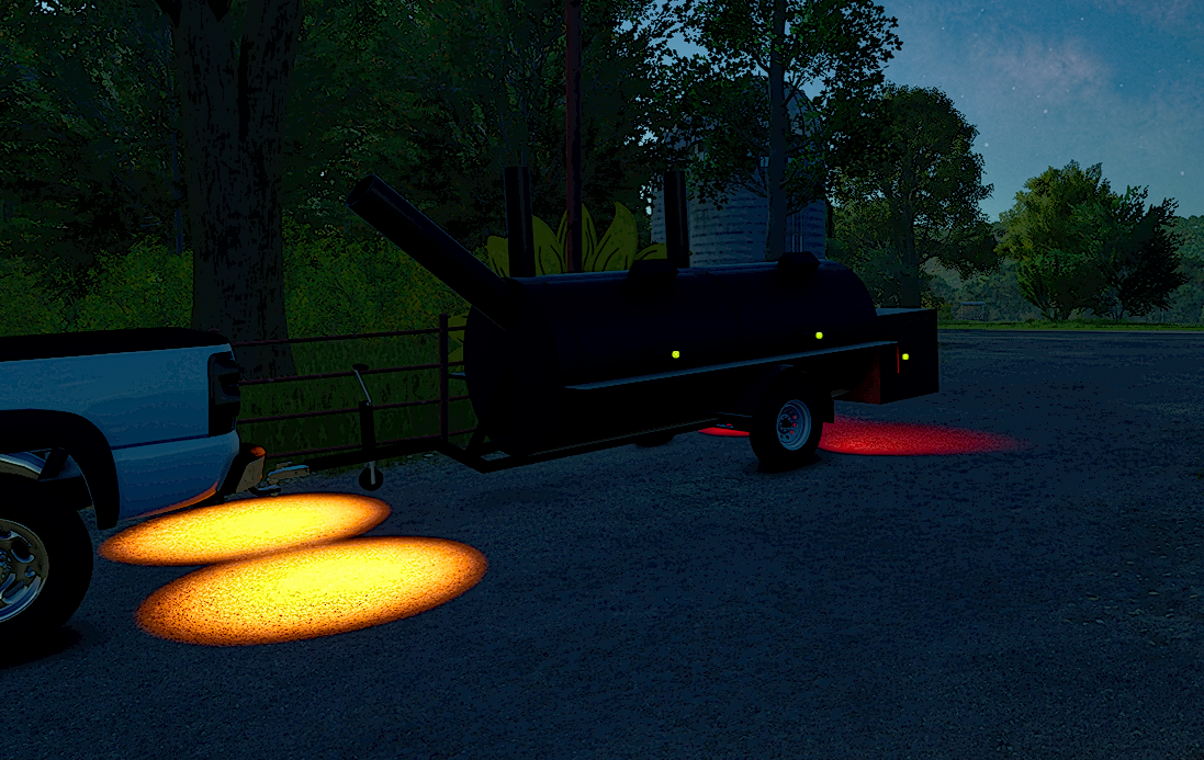 Screenshot 2 for FS25 - Custom BBQ Pit Trailer
