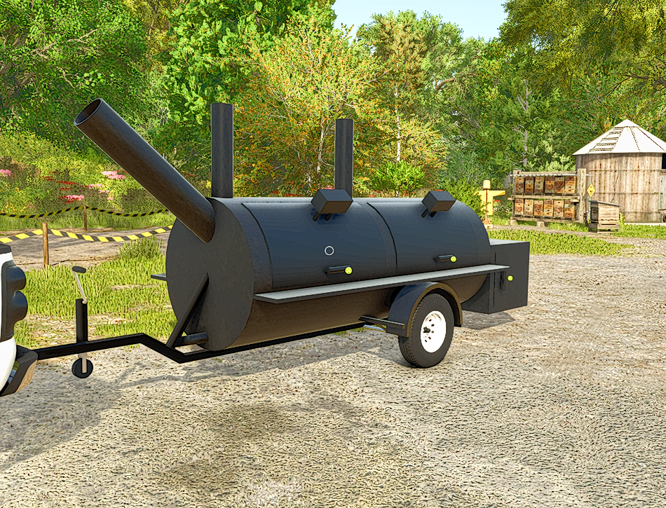 Screenshot 5 for FS25 - Custom BBQ Pit Trailer