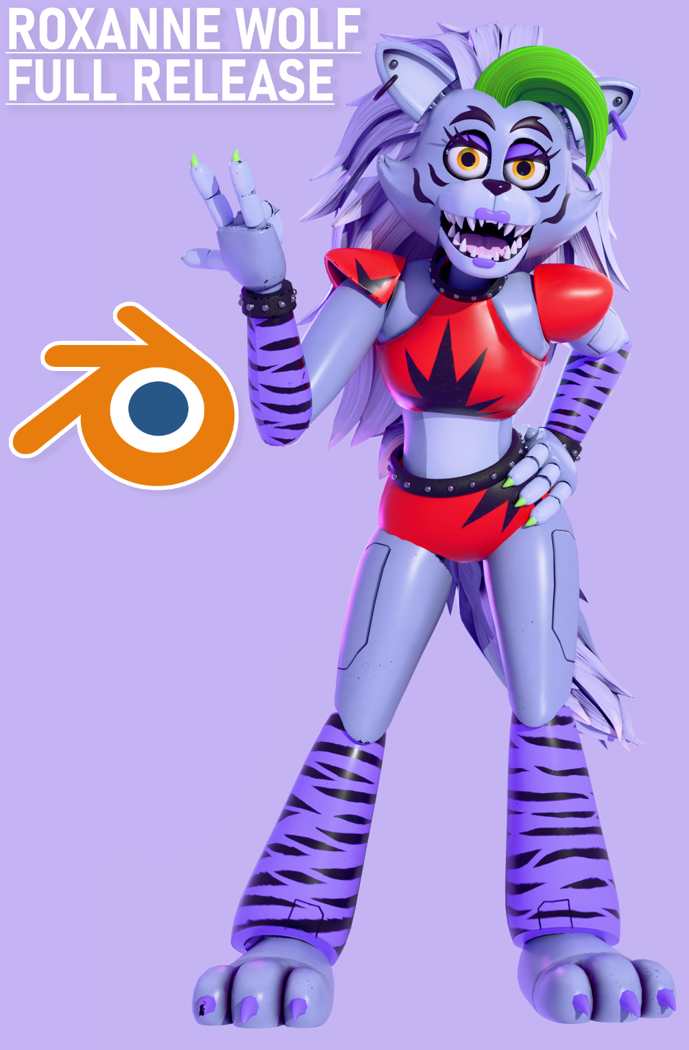 Screenshot 2 for Roxanne Wolf FULL RELEASE - Blender 4.0+