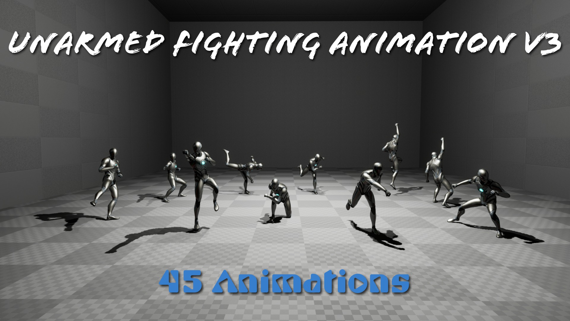 Unarmed Fighting Animation Bundle (UE/FBX) by Game Dev Hero