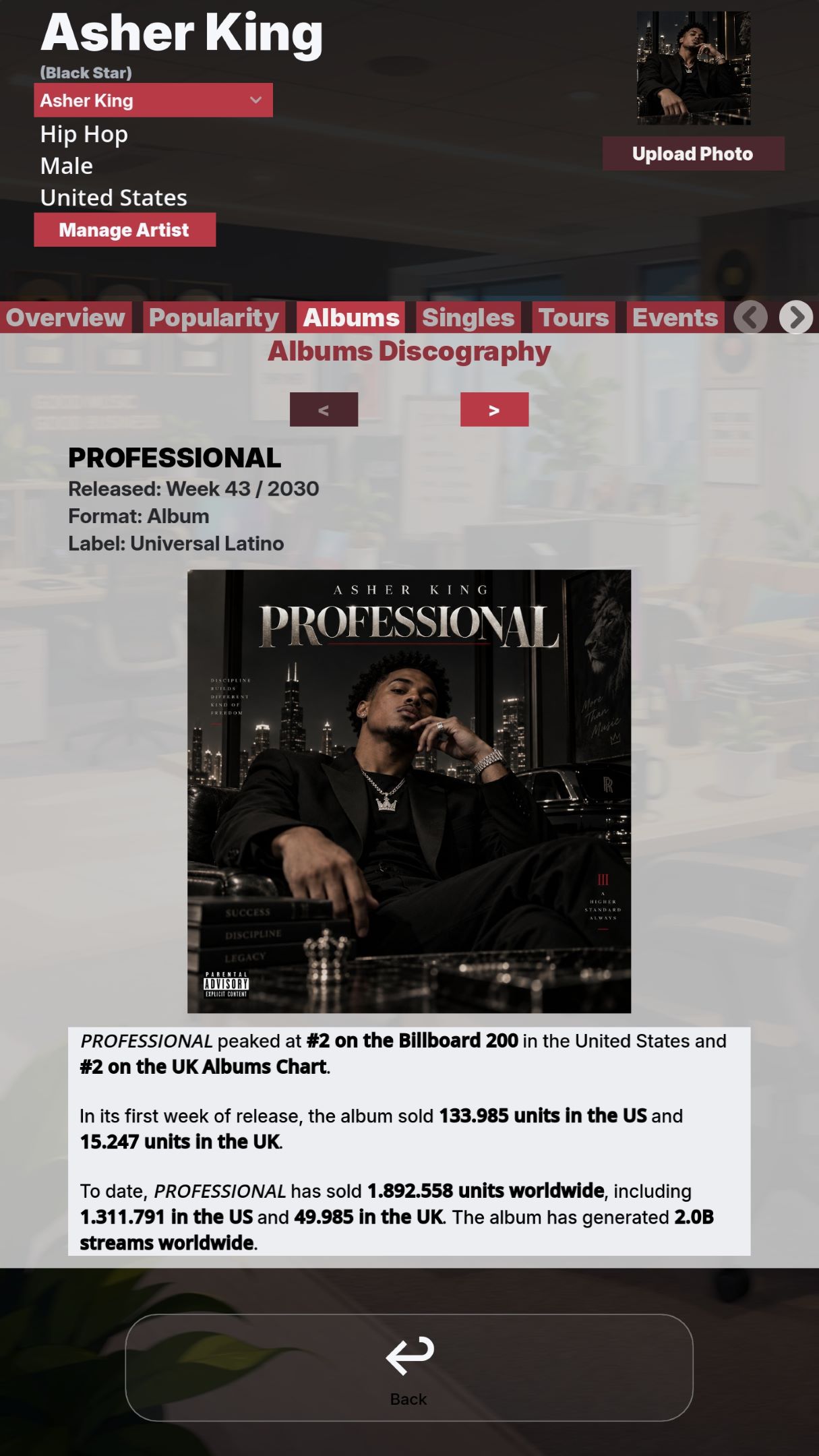 Screenshot 6 for PopRise - Record Label Simulator