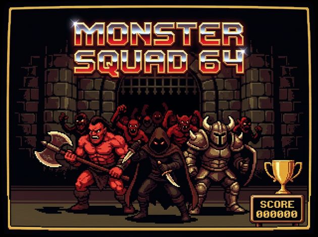 Screenshot 2 for Monster Squad 64 (C64) - [ENG/ITA/DEU]