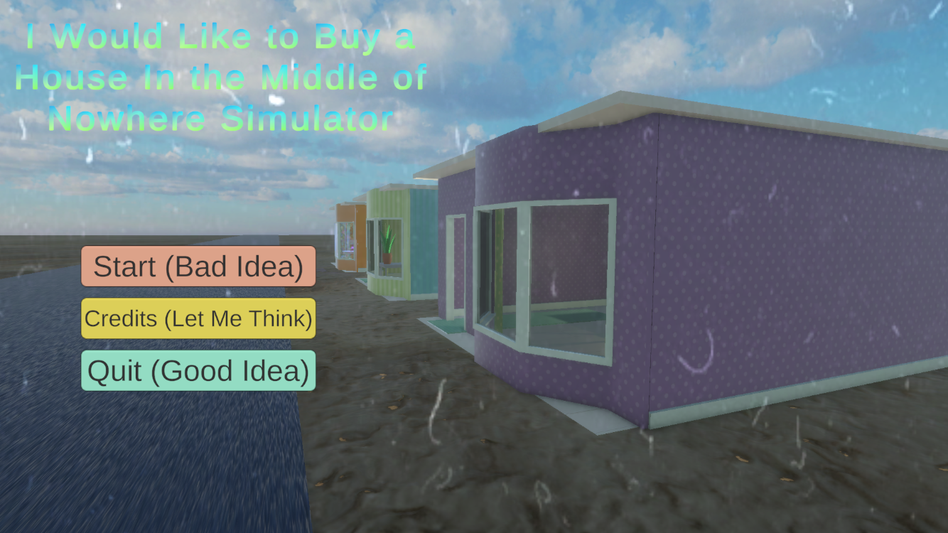 Screenshot 2 for I Would Like to Buy A House in the Middle of Nowhere Simulator
