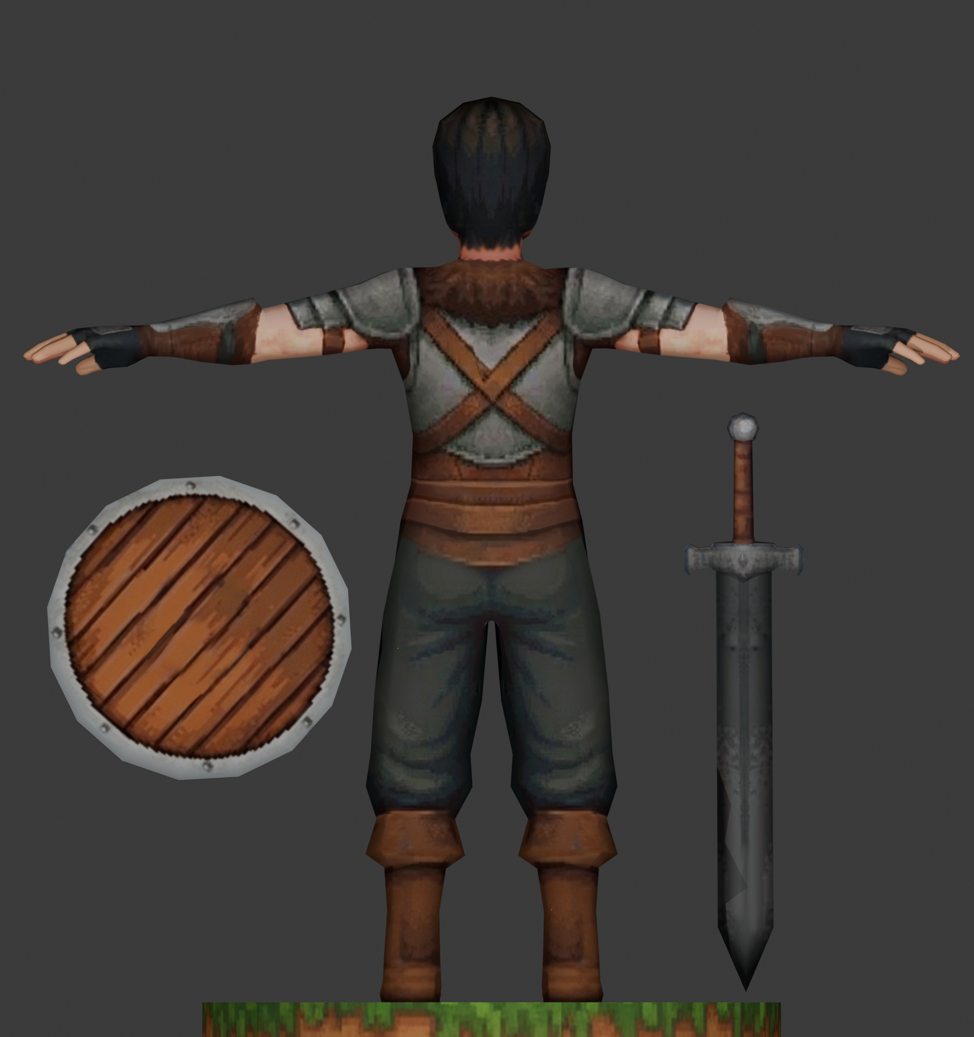 Stylized Warrior – Game-Ready Character & Animation Pack by josé luis