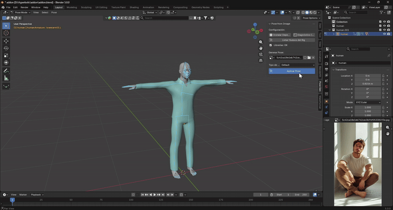 Screenshot 2 for ImageToPose