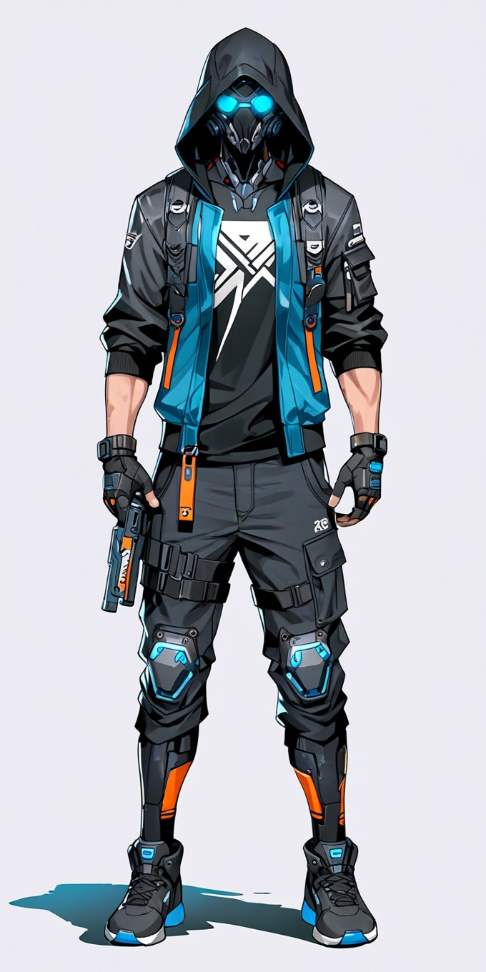 Esta - Shadow Runner Scout (Rigged) [Low Poly] by Todoketori