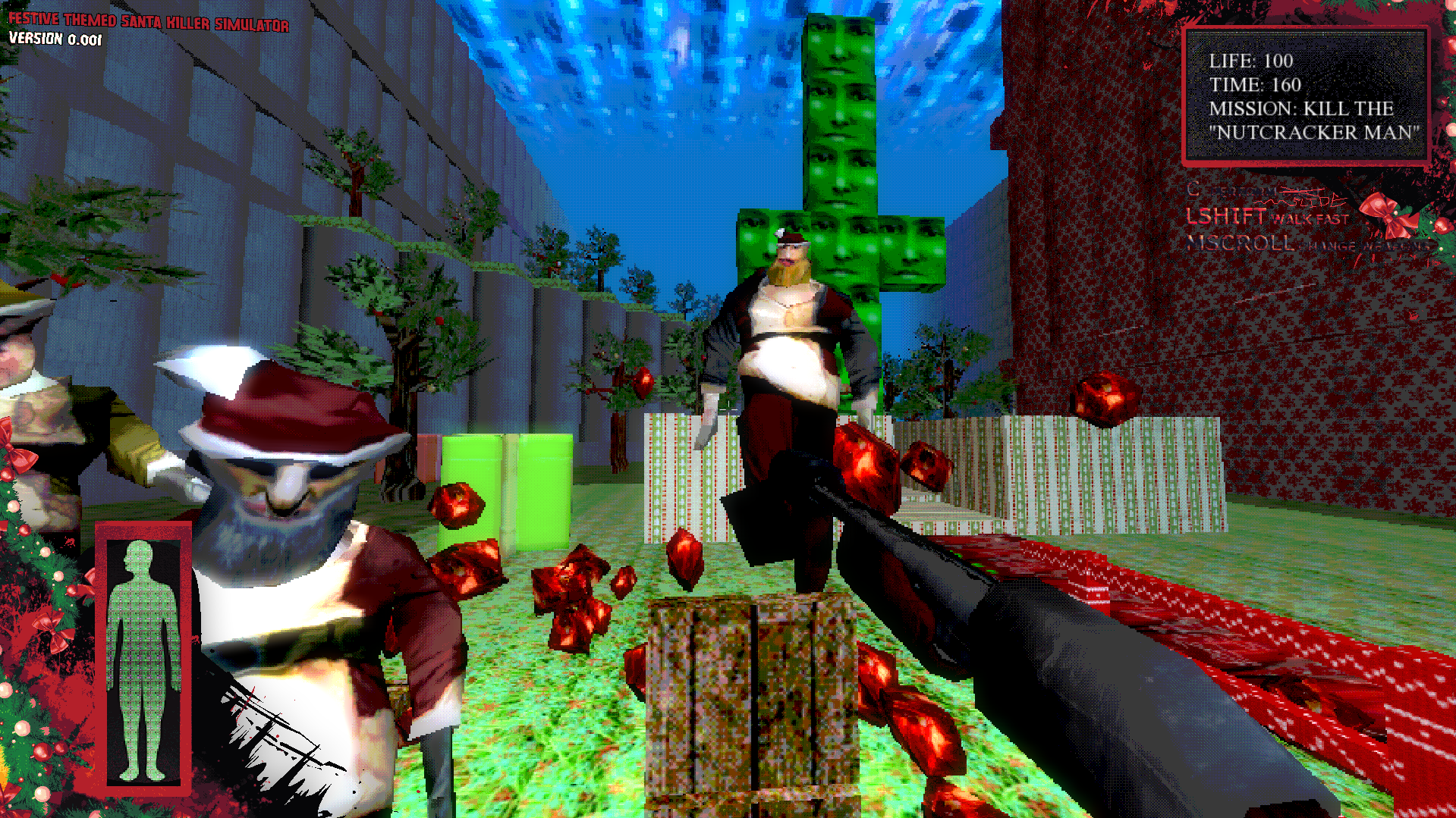 Screenshot 2 for Festive Themed Santa Killer Simulator