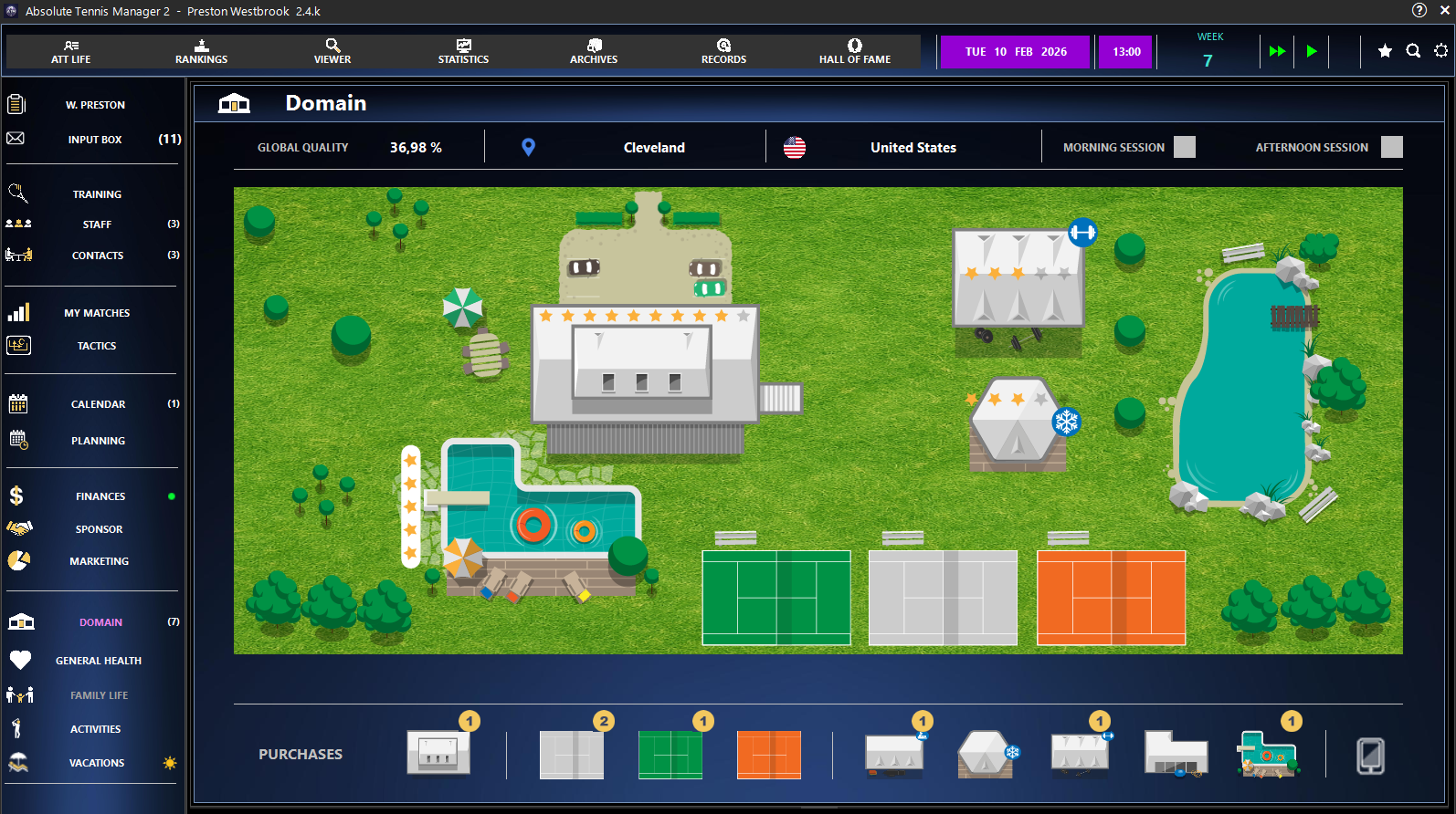 Screenshot 9 for Absolute Tennis Manager 2