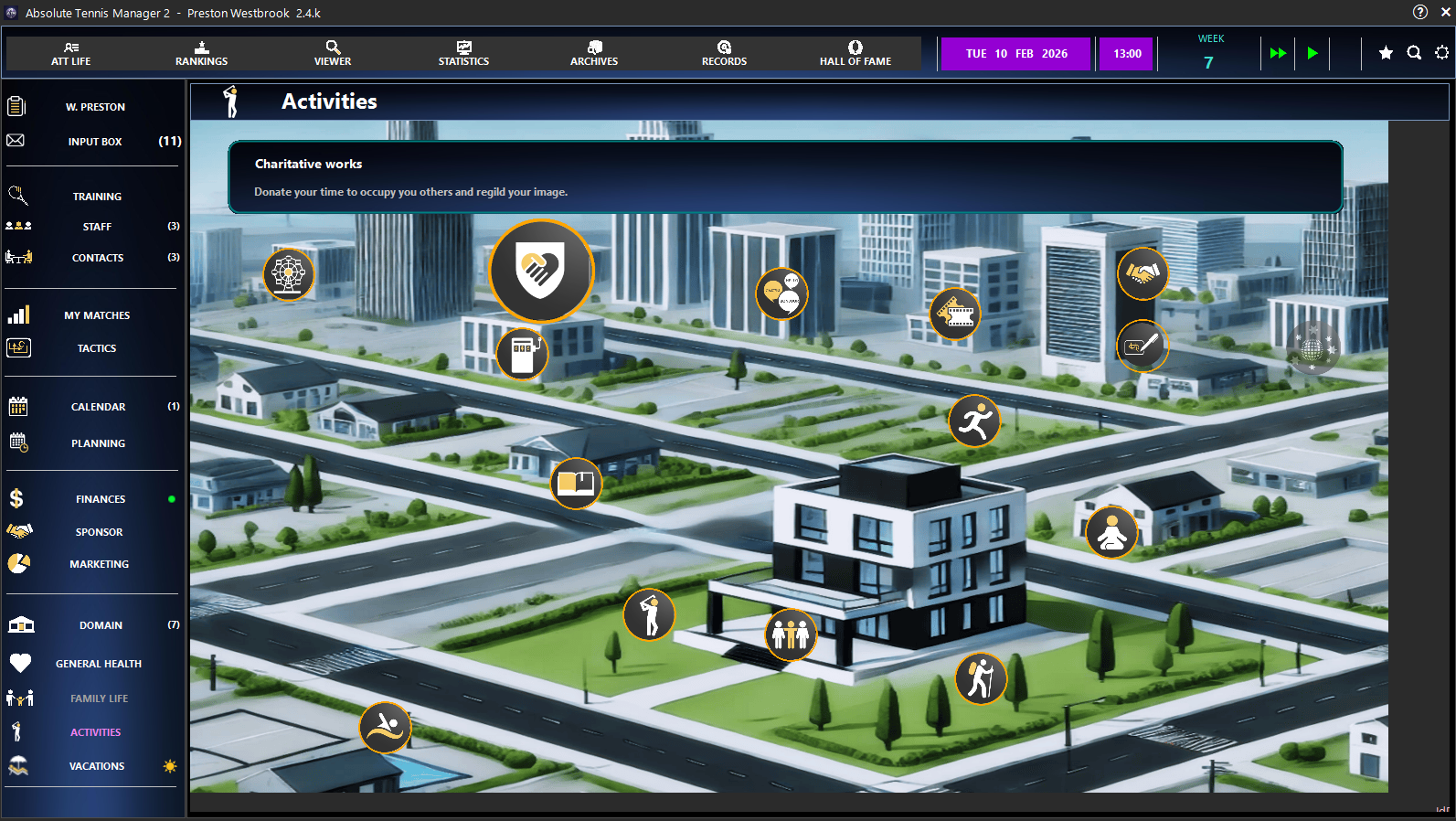 Screenshot 8 for Absolute Tennis Manager 2