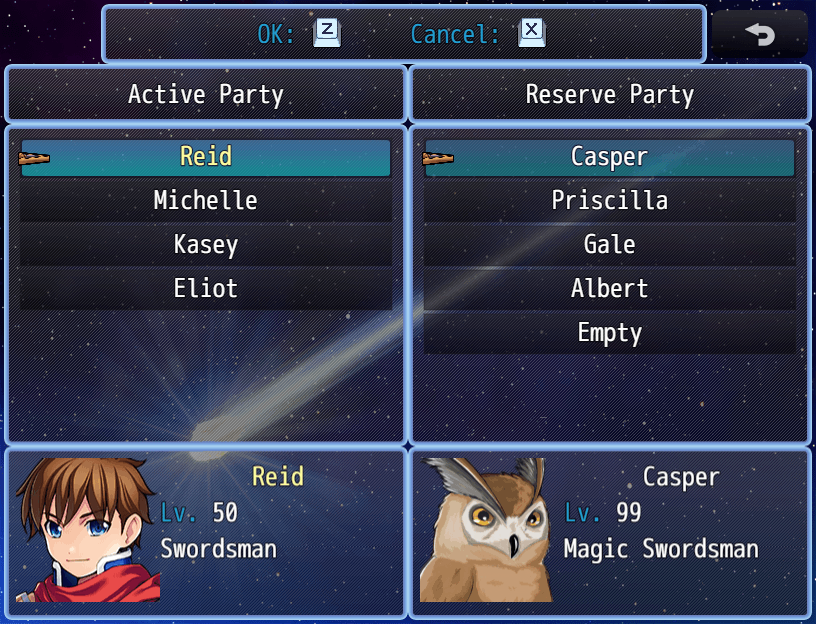 Screenshot 4 for [CGMZ] Party Manager for RPG Maker MZ