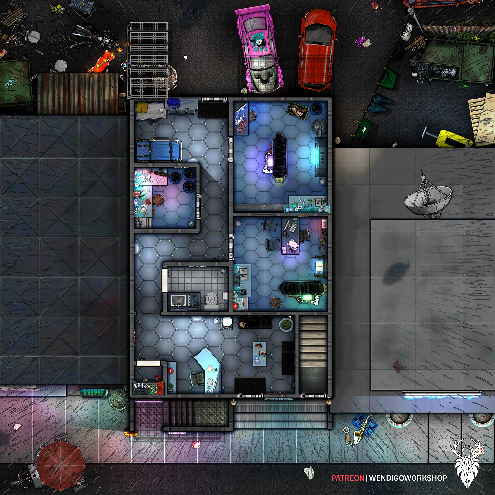 Neon City Maps Bundle by WendigoWorkshop