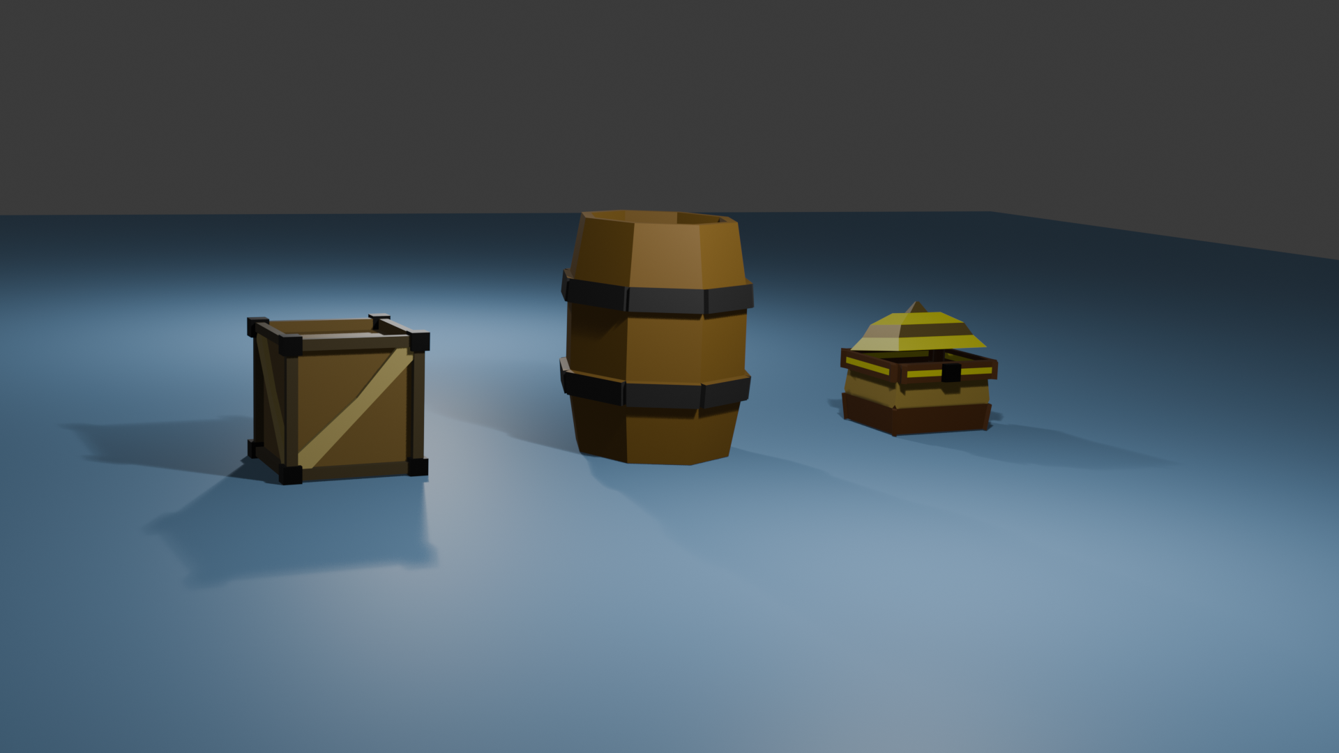 Low Poly Medieval Props Pack by MackoMagic