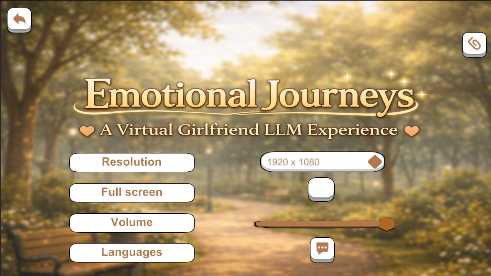 Screenshot 6 for Emotional Journeys – A Virtual Girlfriend LLM Experience