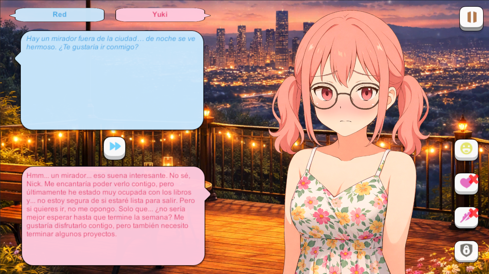 Screenshot 5 for Emotional Journeys – A Virtual Girlfriend LLM Experience
