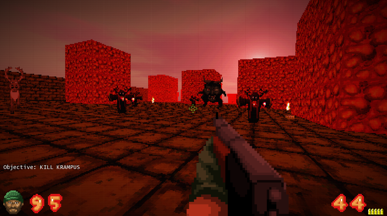 Screenshot 2 for The Hunt for Krampus || Entry for EFPSE Christmas Jam 2025
