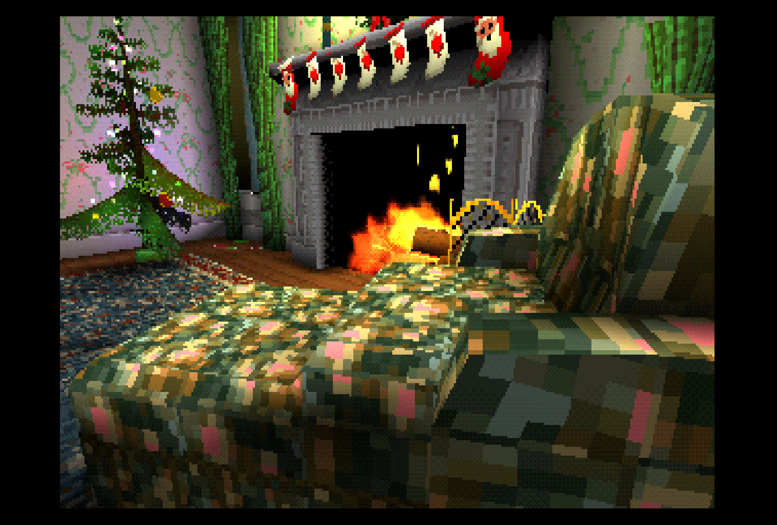 Screenshot 3 for Yule Log 2 Yule Harder (PS1)