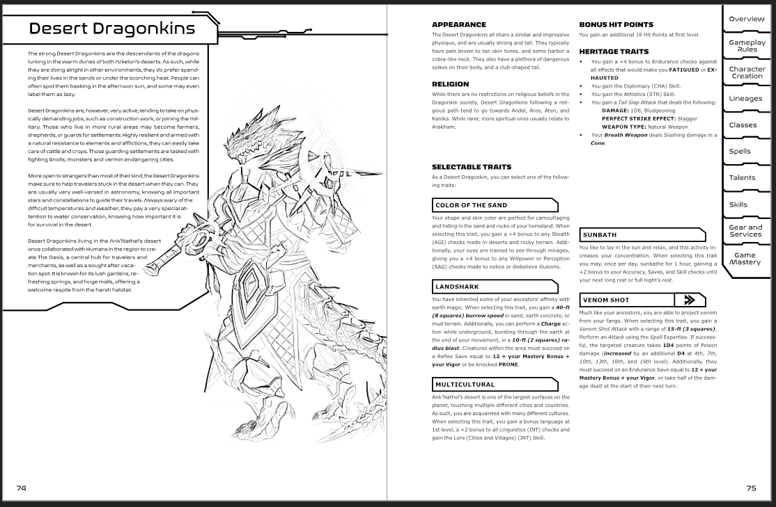 Screenshot 3 for Arkelon Chronicles - Printer Friendly