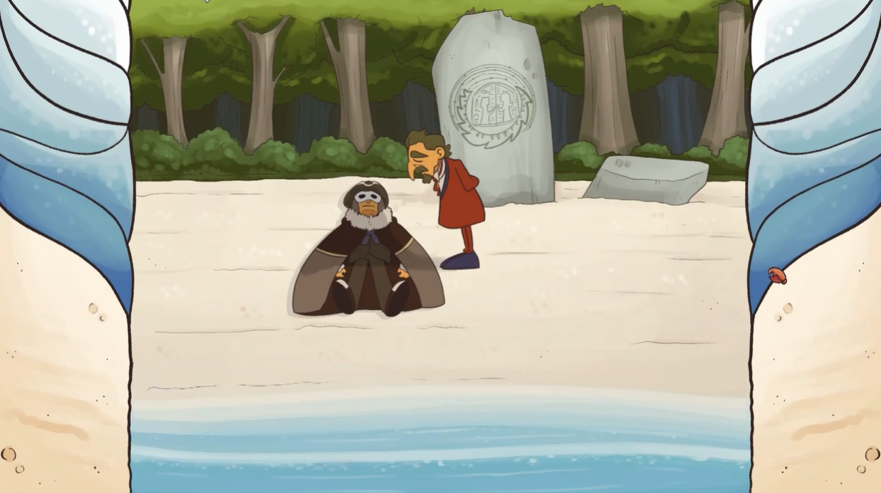 Screenshot 2 for Professor Layton Winter Gift Exchange 2025: Descole on the Beaches of Ambrosia
