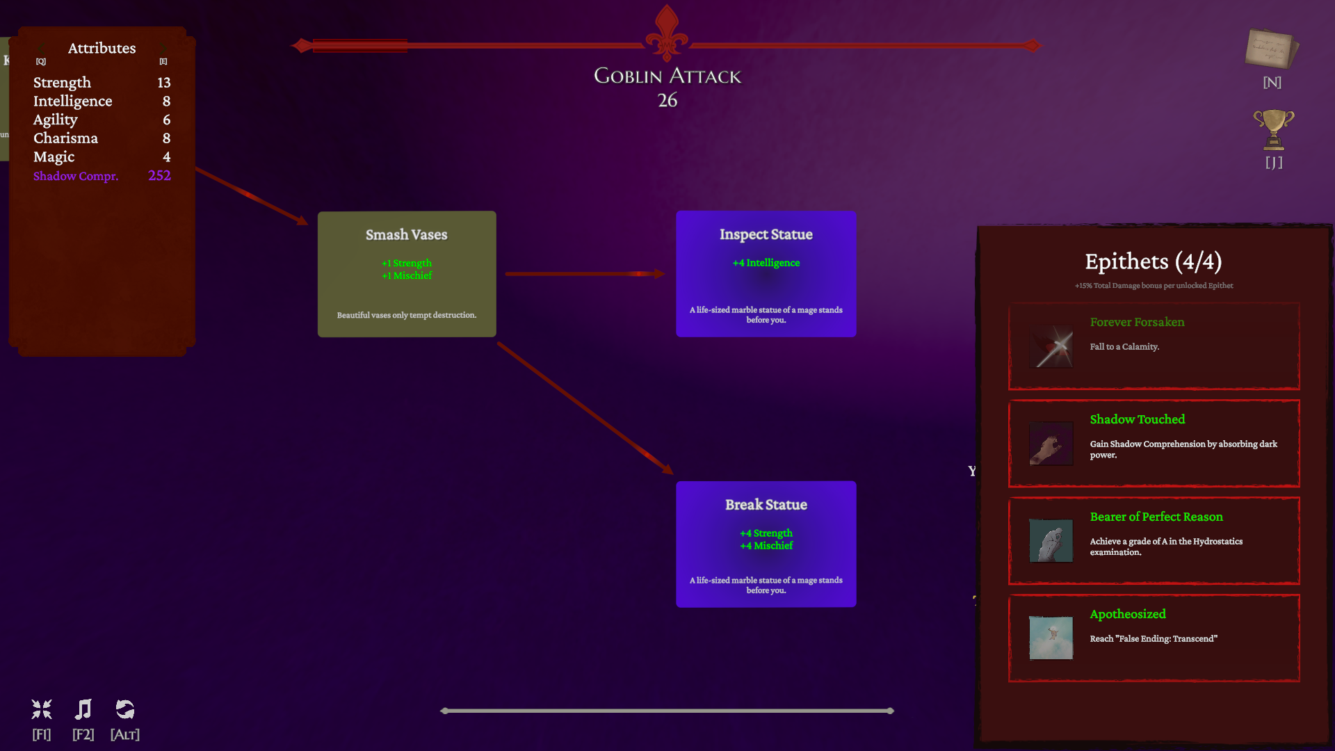 Screenshot 2 for Surviving Magic Academy as a Demon Lord - Demo