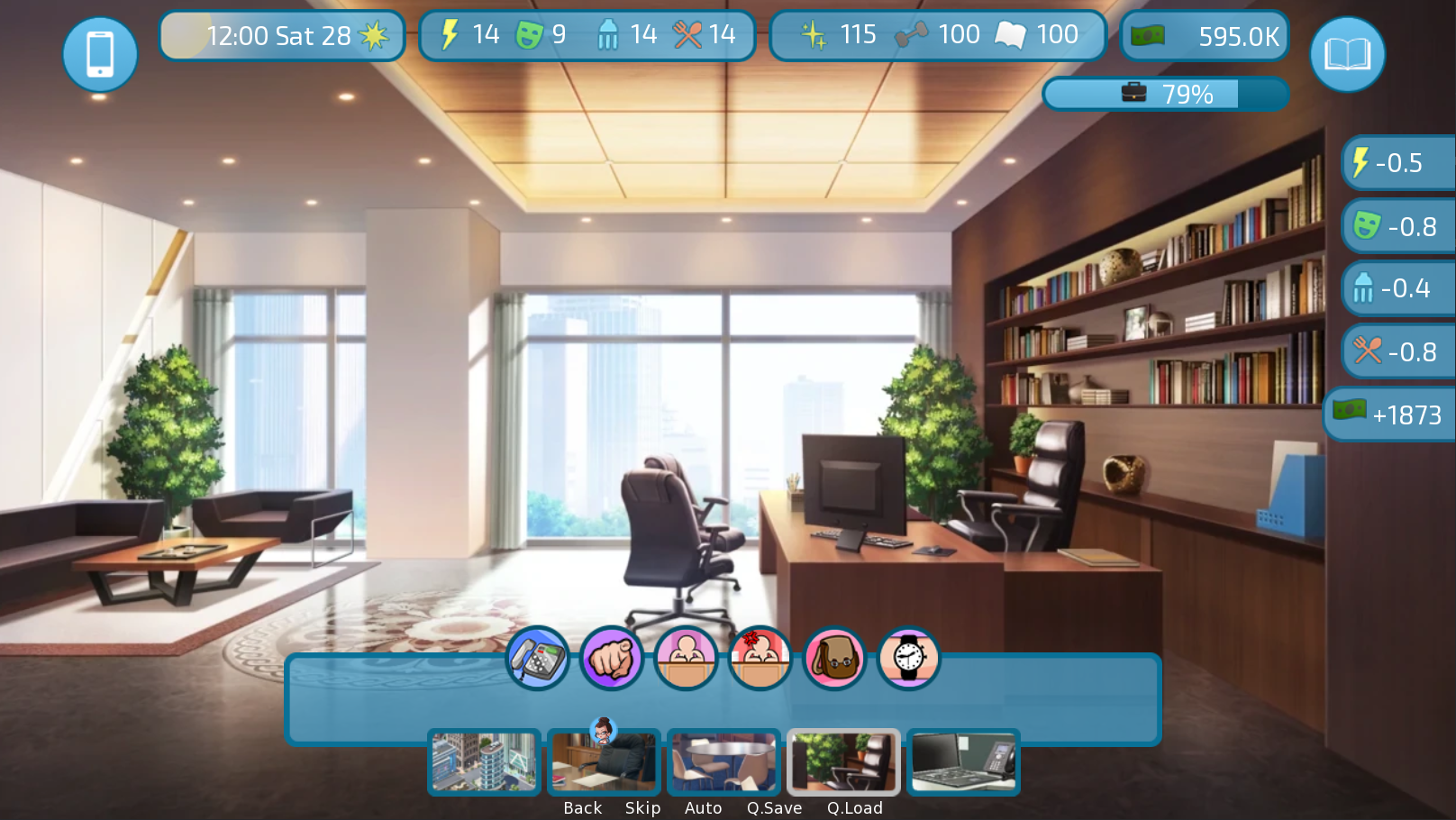 Screenshot 3 for Love & Sex: Second Base - Increase office work cap mod