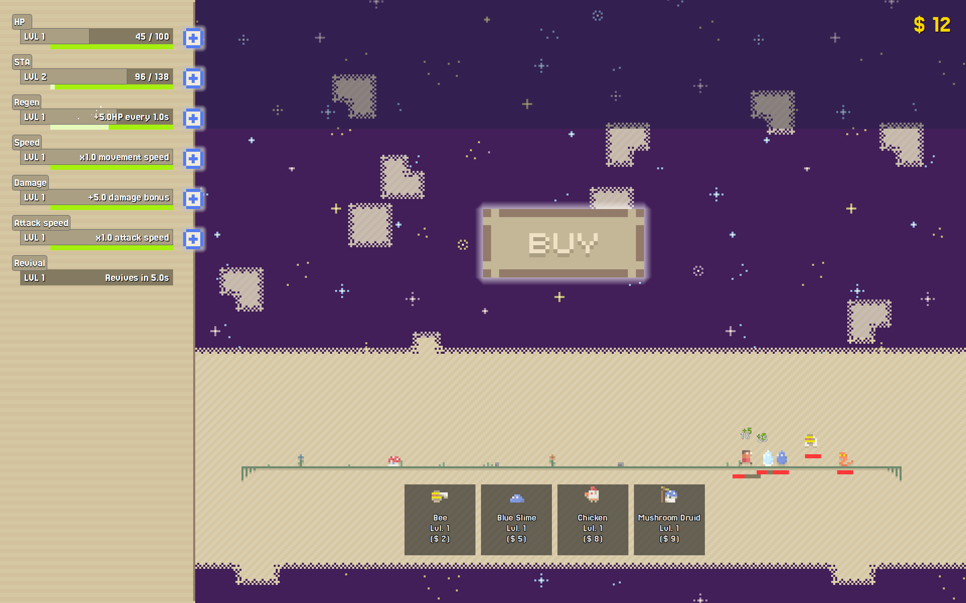 Screenshot 5 for Peasant trying to become strong enough to defeat the evil lich lord (prototype)