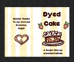 Screenshot 2 for Dyed Cake ~ A Recipe Zine