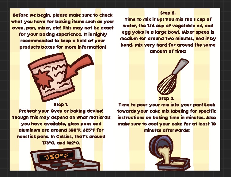 Screenshot 3 for Dyed Cake ~ A Recipe Zine