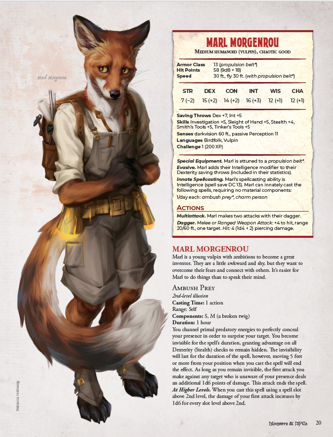 Screenshot 5 for Humblewood: Mapach out of Time (PDF)