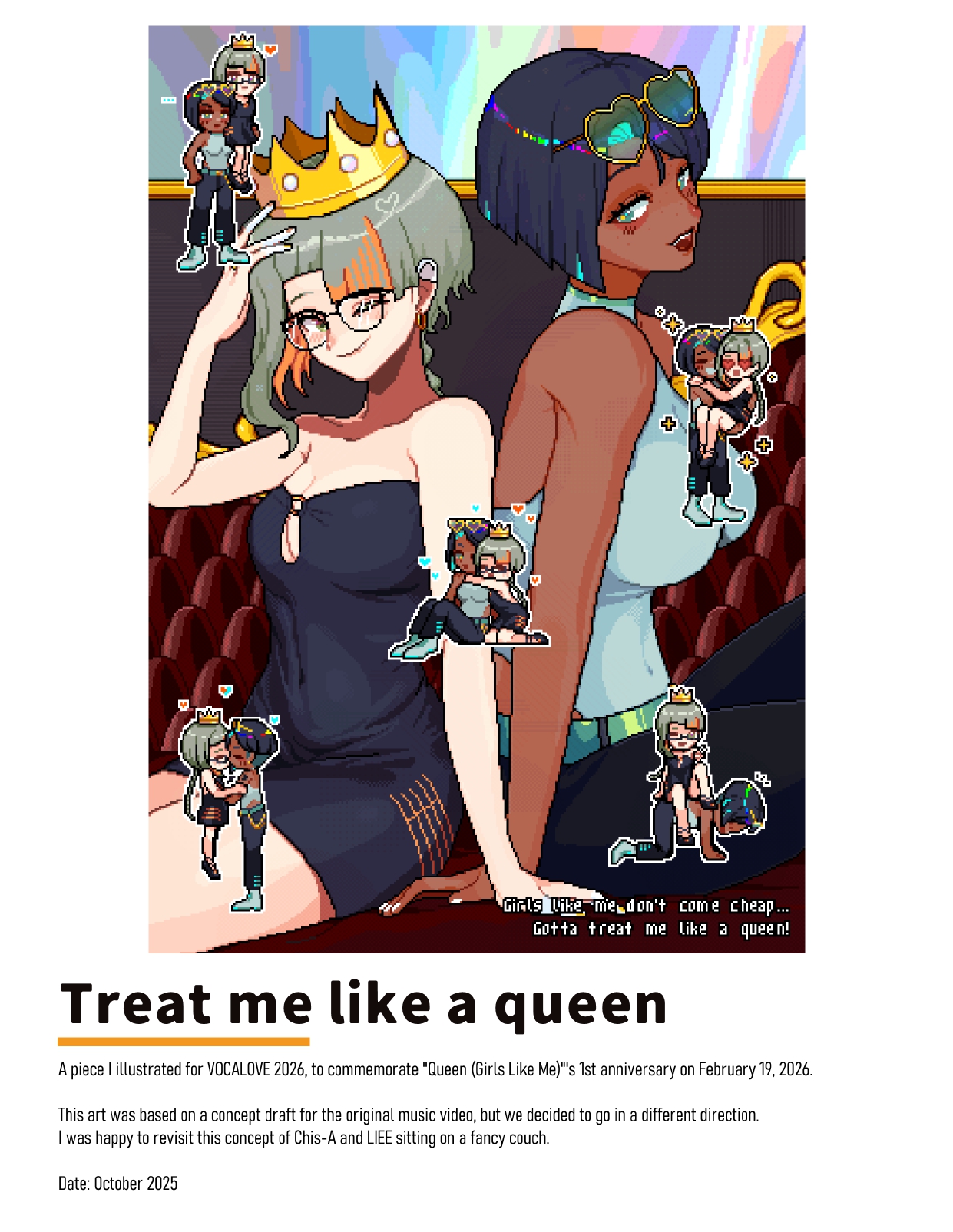 Cheerful Sensation Vol. 2 / Chis-A Art Collection 2025 by julieraptor