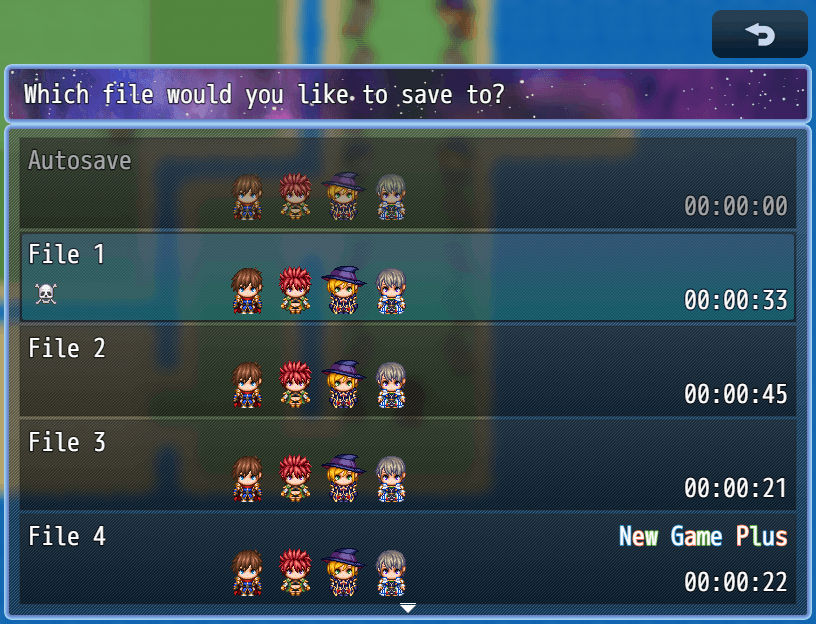 Screenshot 3 for [CGMZ] Hardcore for RPG Maker MZ