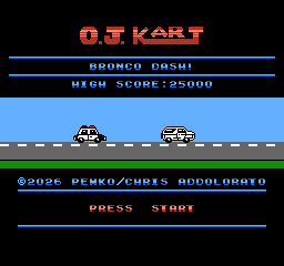 Screenshot 2 for O.J. Kart: Bronco Dash