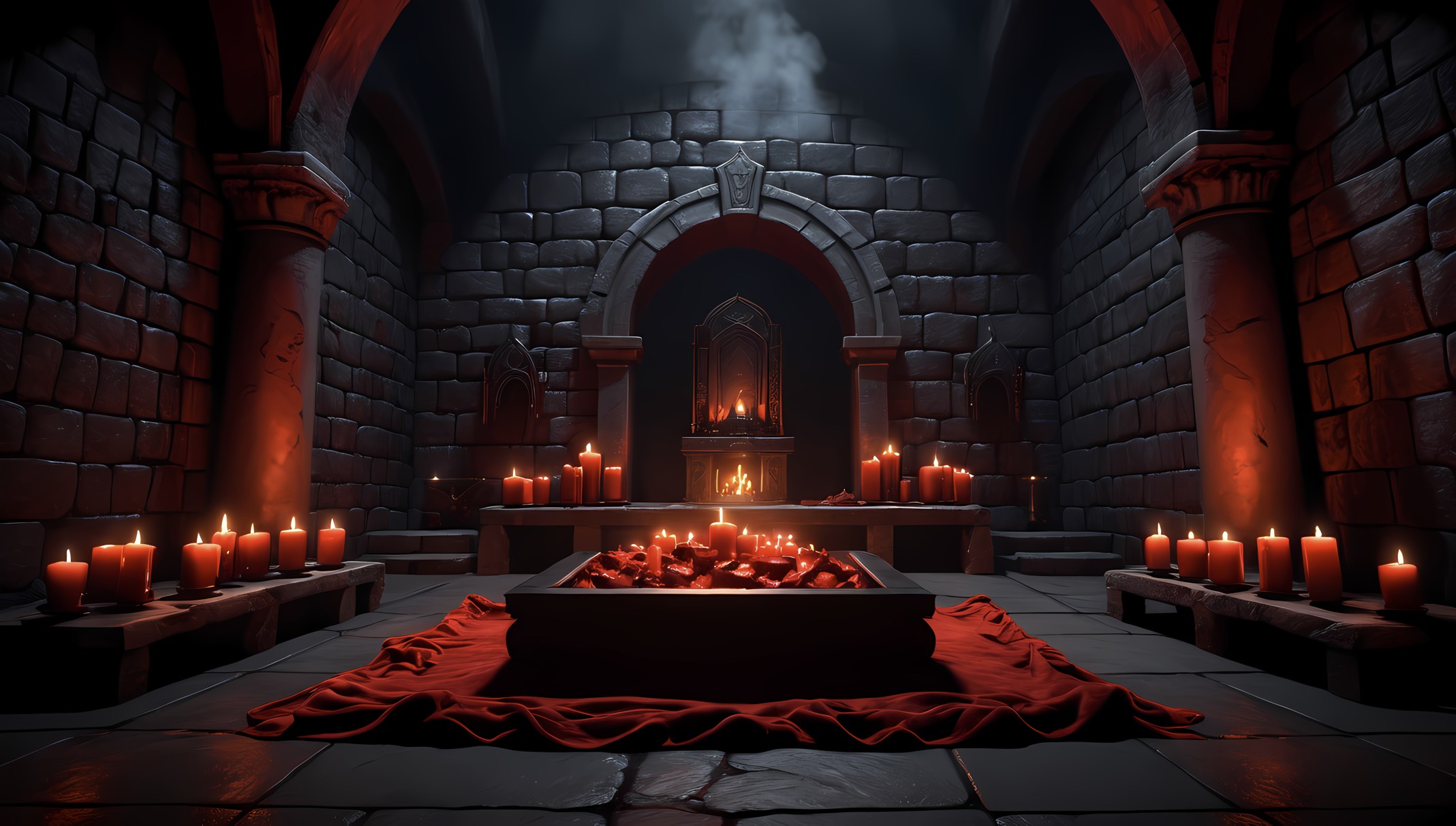 Dark Fantasy: Cultist Altars & Rituals - 5K Asset Pack by P4U Games