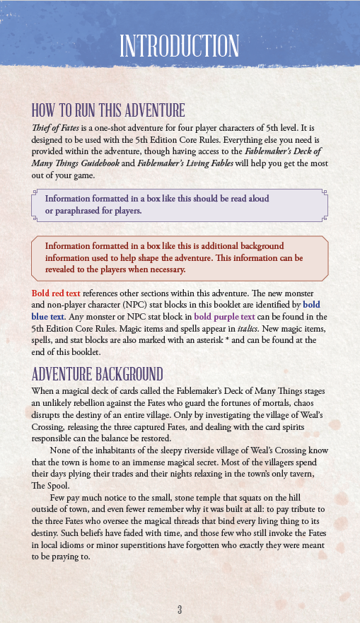Screenshot 3 for The Fablemaker’s Deck Of Many Things: The Thief of Fates (PDF)