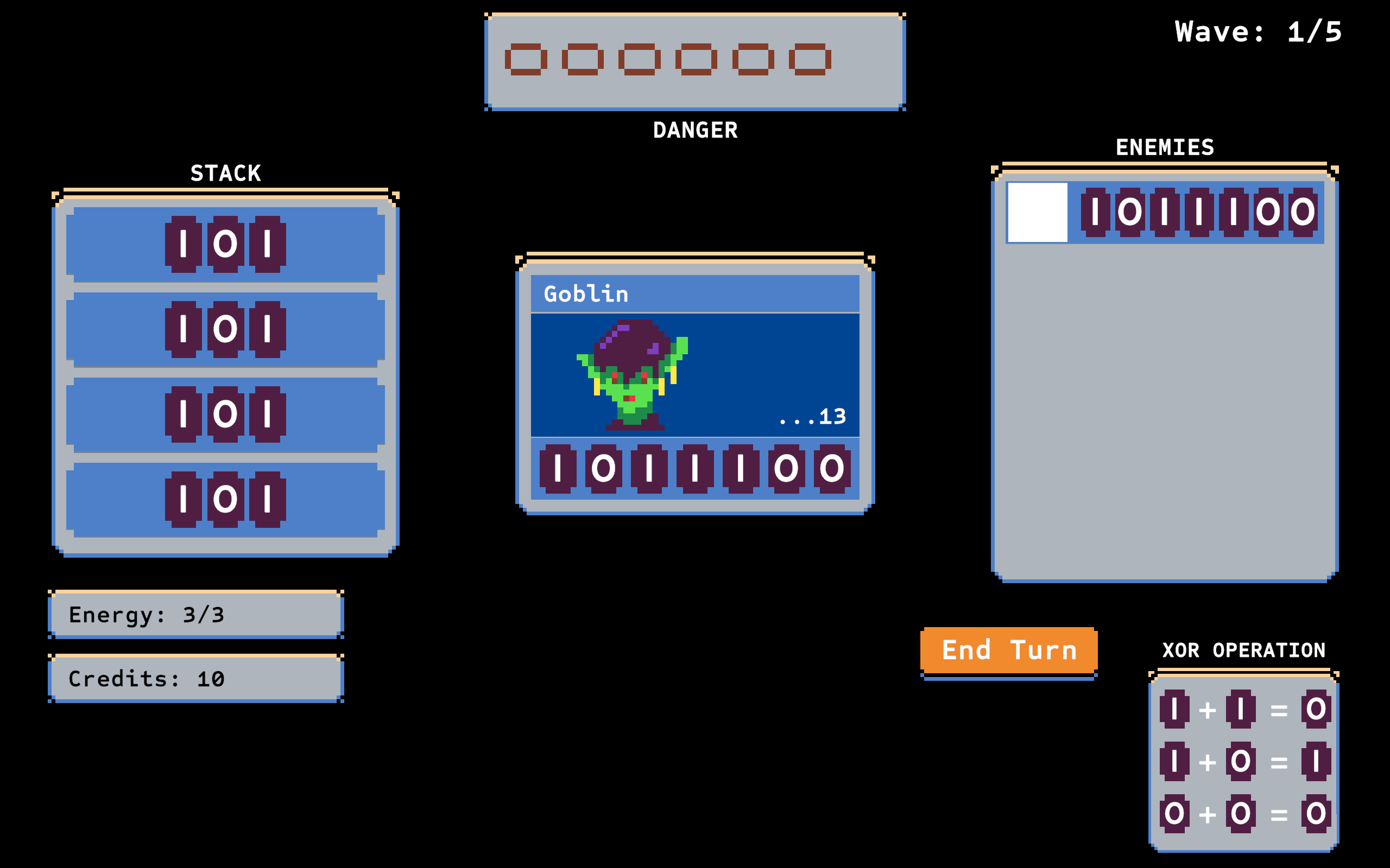 Screenshot 2 for GGJ26 Binary Mask Dungeon