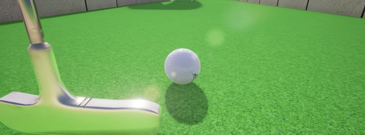 Minigolf for Leap Motion