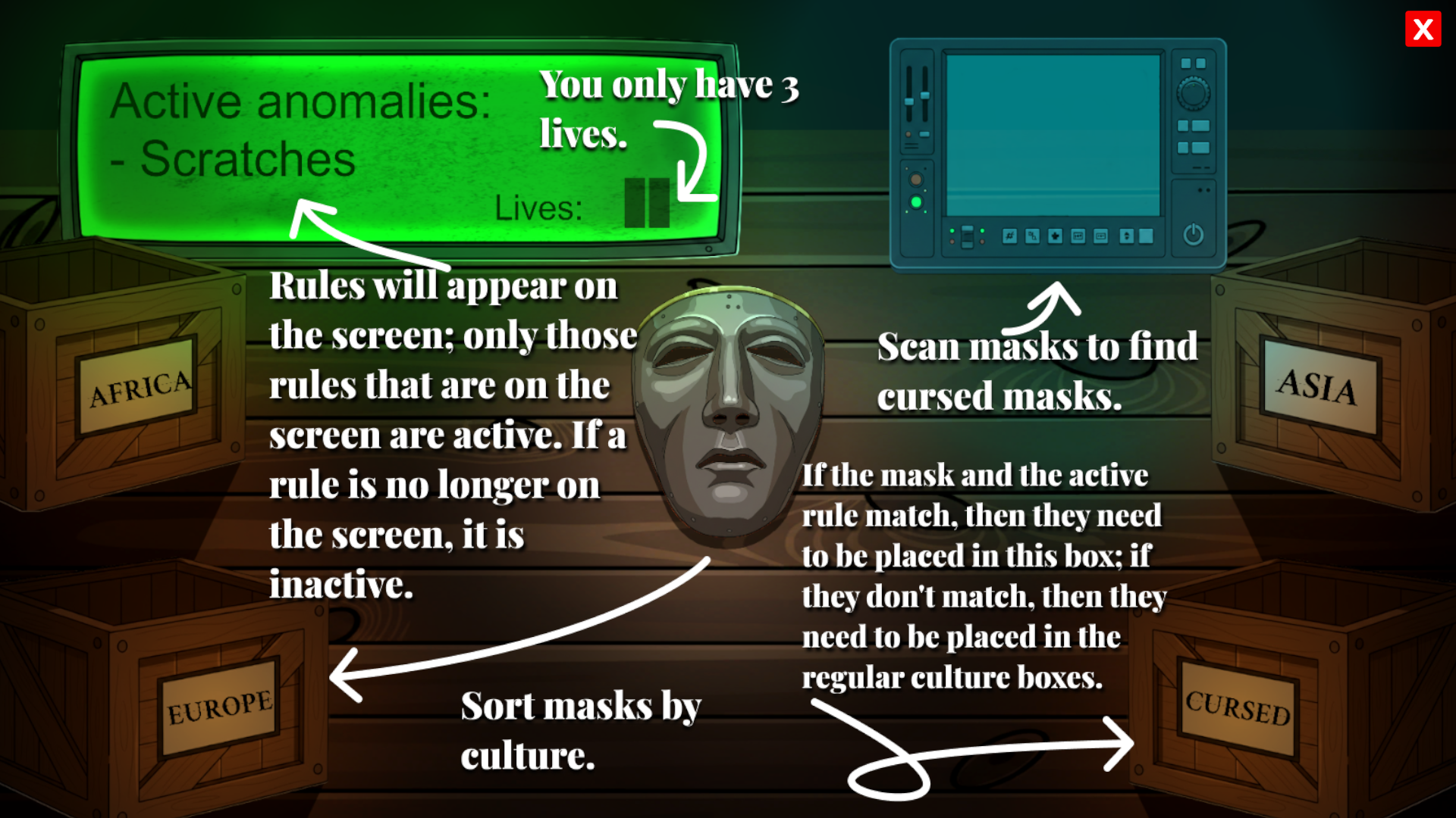 Screenshot 6 for CURSED MASKS