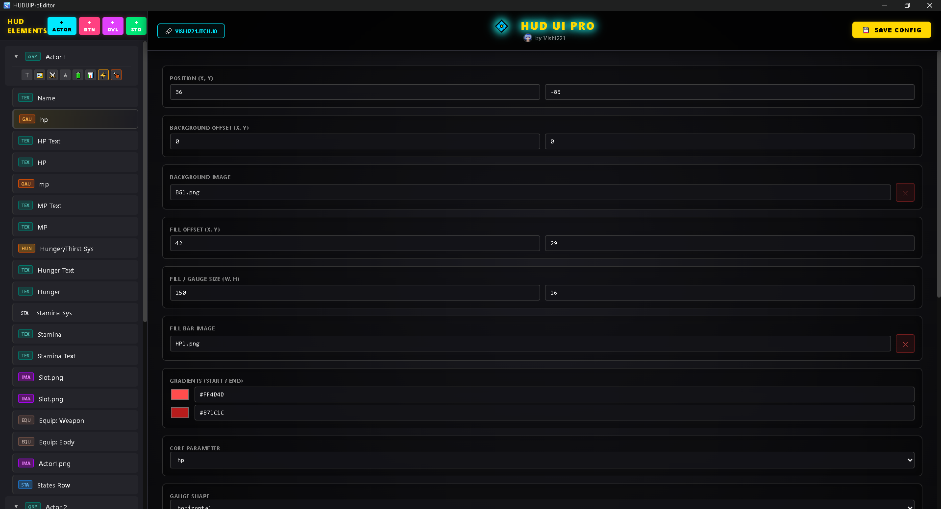 Screenshot 5 for RPG Maker MV/MZ - HUD UI Pro
