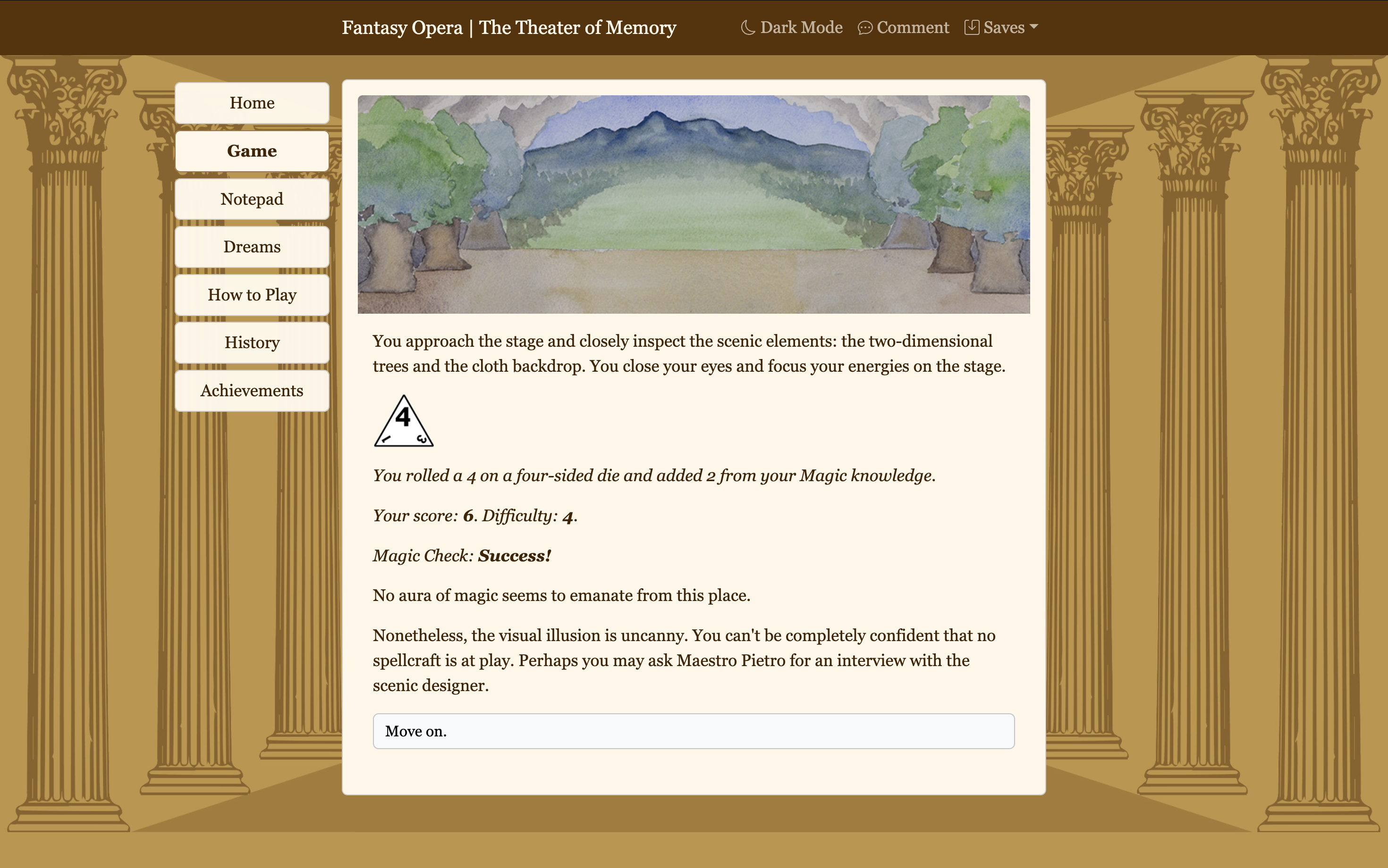 Screenshot 4 for Fantasy Opera: The Theater of Memory