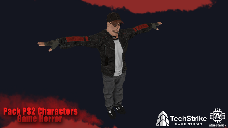 Ps2 Style Character Horror Game PS2 Characters - Retro Asset Pack by TechStrike Game Studio