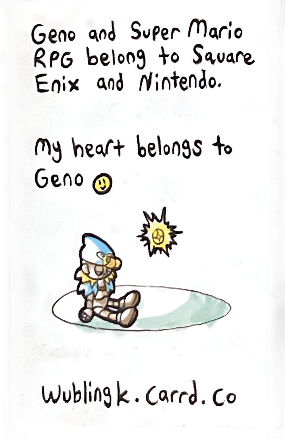 Screenshot 3 for i love you, Geno from Super Mario RPG