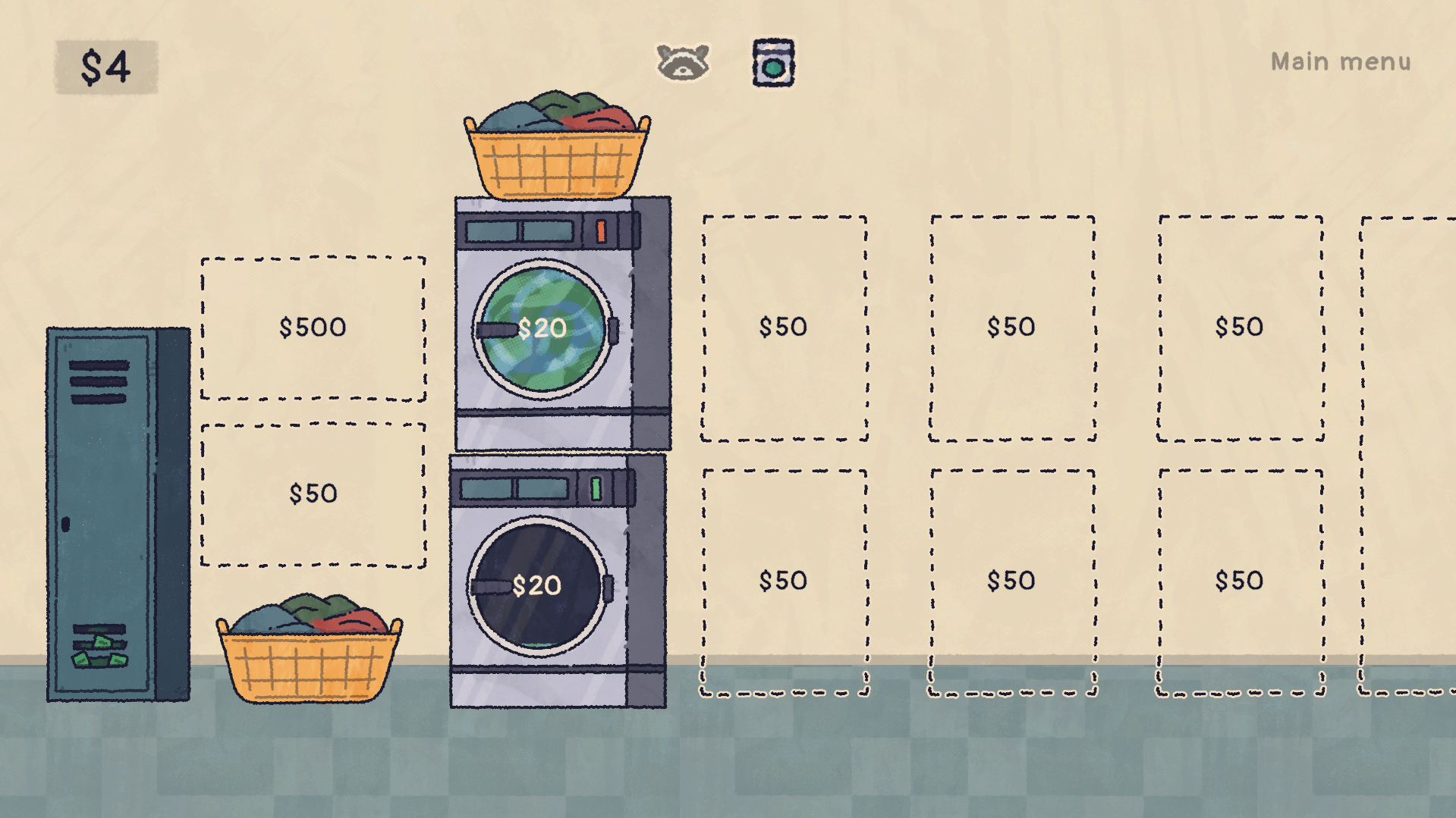 Screenshot 5 for Money Laundering Raccoon (Prototype)