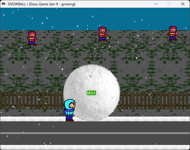 Snowball ! by guillaumequillet for Gosu Game Jam 9 - itch.io