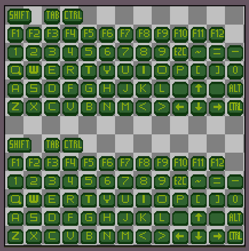 Pixelated Keyboard Buttons More keyboard buttons! - Pixel Keyboard Keys (Game Boy Style) by PolGolfol
