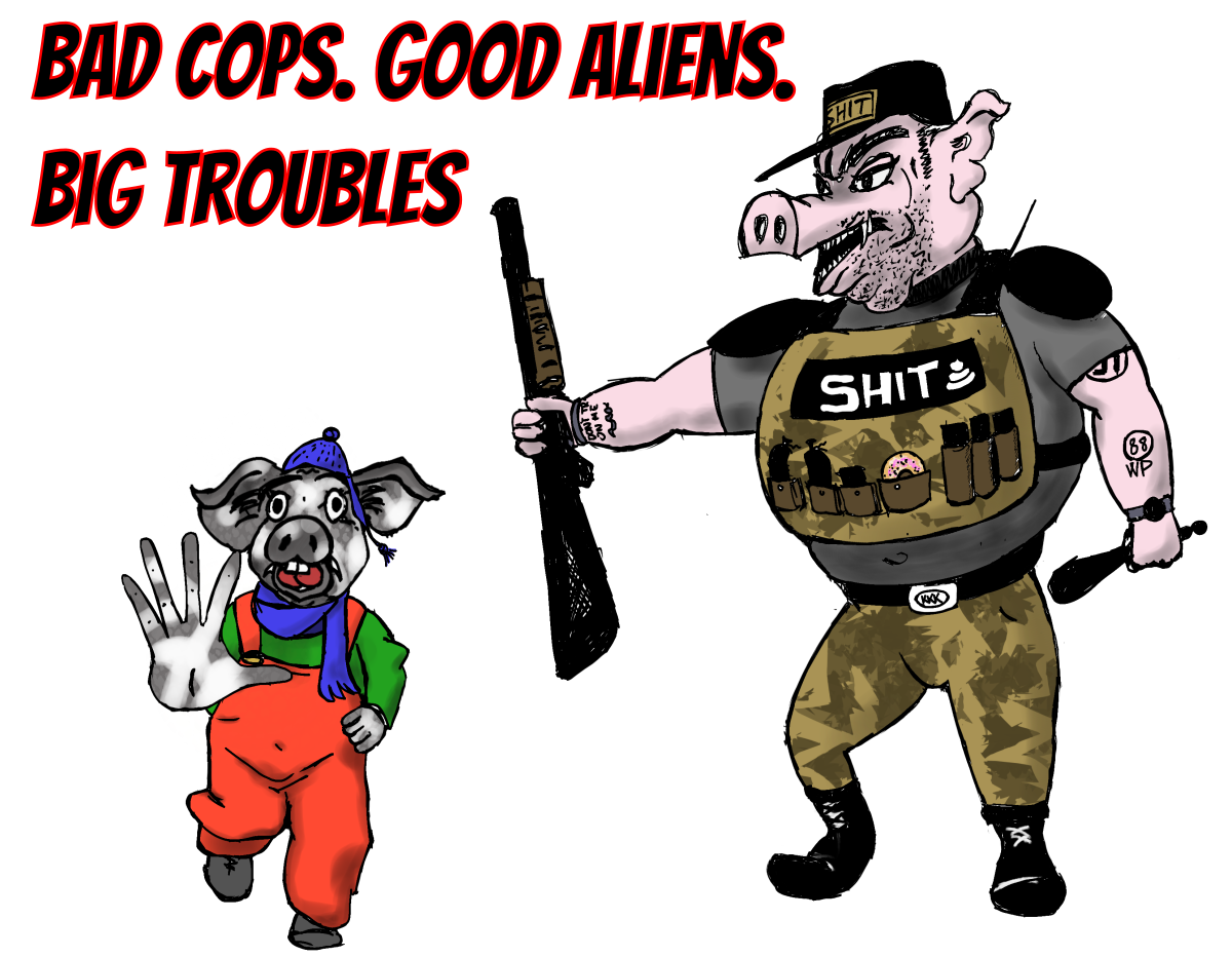 Screenshot 2 for Bad Cops. Good Aliens. Big Troubles.